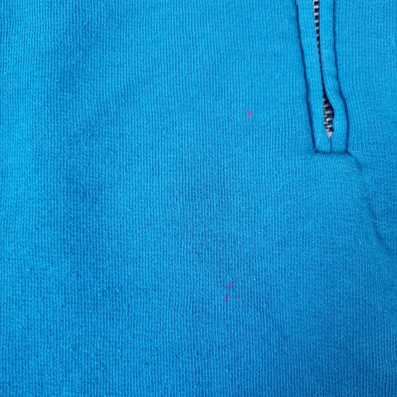 PINK Everday Lounge Blue 1/4 Zip Pullovet - Picture 7 of 7